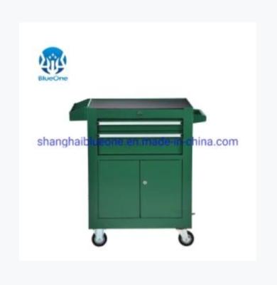 China Heavy Duty Steel Drawers Wheel Barrow Tool Cart 2 Drawer, Trolley & Tools Cabinet Trolley Trolley BO-307010 for sale