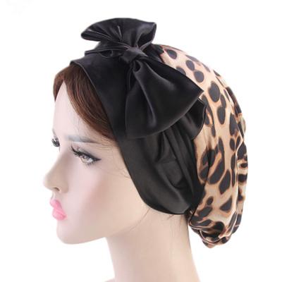 China Comfortable High Quality 100% Silk Sleep Cap Customized Sleep Cap Satin for sale