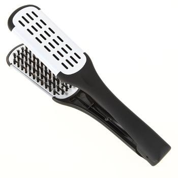 China Comfortable Magic V Folding Comb Straightener Hair Comb Hair Detangling Comb For Salon for sale