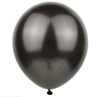 China Gift Toy Black 12 inch 2.8g thick round latex balloon wedding matte arch kids birthday party decoration balloon for sale