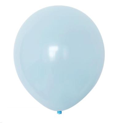 China Gift Toy Blue macaron balloon latex balloon macaron wedding decoration stage 10 inch round latex macaron balloon for sale