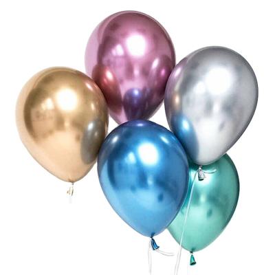 China Wholesale Promotional Toy Chrome Balloons 1.8 Gram Decoration Pearlescent Latex Balloons for sale