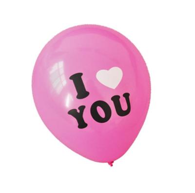 China Gift Toy Round Heart l Love Birthday Holiday Wedding Decoration 12 Inch Latex Balloon for sale