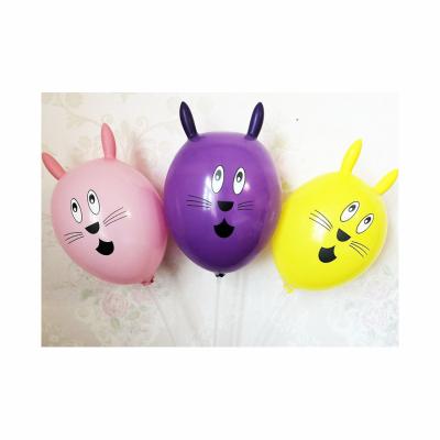 China Wholesale Gift Toy Rabbit Head Balloon Shaped Balloons for sale