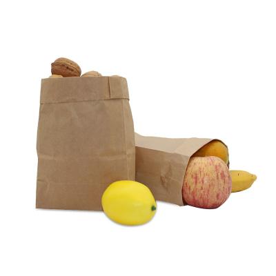 China Recyclable Food Grade Packaging Paper Bag Hot Selling Paper Bag Biodegradable Recyclable Bag For Food Fruit for sale