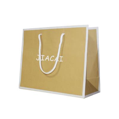 China Recyclable Recycled Paper Bag Shoes Clothing Shopping Bag for sale