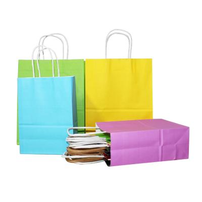 China Recyclable Paper Bag With Handles Paper Bag With Twist Handle for sale