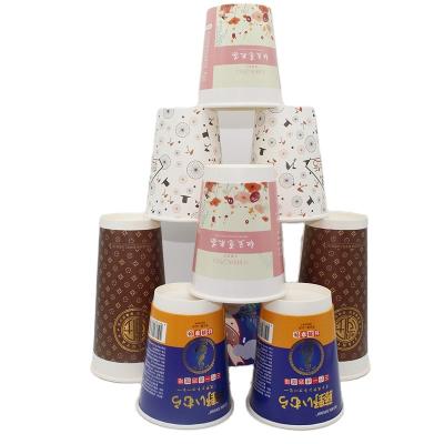 China New high quality double personalization coffee cups biodegradable listing recyclable paper wall for sale