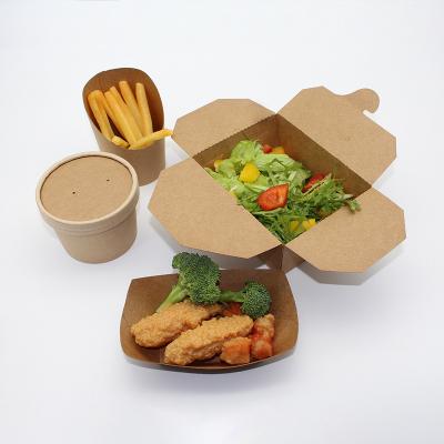 China Biodegradable Factory Outlet Chinese Offer Customization Fast Food Packaging Biodegradable Paper Boxes for sale