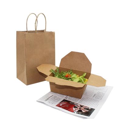 China Customized Disposable Paper Box Containers Chicken Box Fast Food Biodegradable Disposable Takeout Paper Box for sale