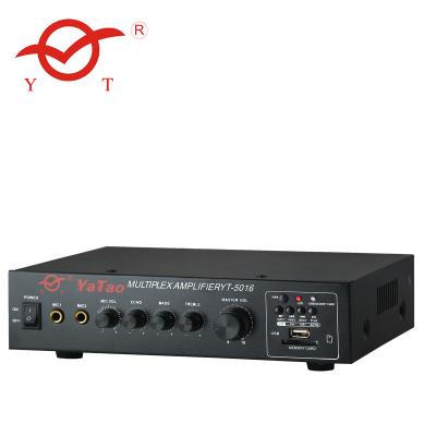 China Hot sale public address Amplifier YT-5016 power broadcast amplifier mono 60w for sale