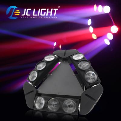 China Mini Nine Bar Head Spider Led DJ Lights RGBW 4in1 9x10w Moving Head Beam Light For DJ Disco Stage Lighting Nightclub for sale