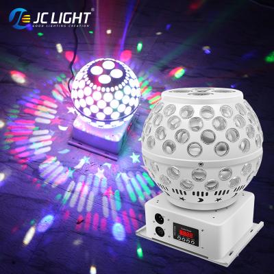 China Professional Bar Stage Lighting RGB DJ Party Light Crystal Magic Ball Rotating Disco Remote Control Laser Lights For Night Club for sale