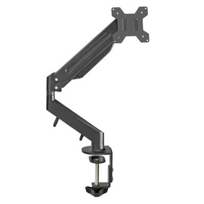 China Steel Single Monitor Stand - Articulating Shock Absorber Monitor Arm, Adjustable VESA Mount Desk Stand for sale