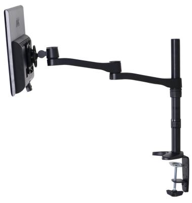 China 360 Rotation 100x100mm Desktop Monitor Aluminum Mount For 24