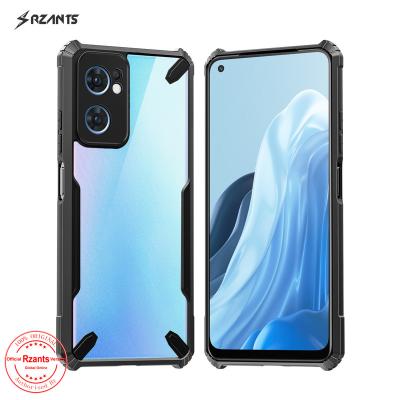 China Shockproof Rzants For OPPO Reno 7 Pro 5G Phone Case Reno 7 Hard [Bull] Crystal Clear Cover Dual Hybrid Shockproof Slim Casing for sale