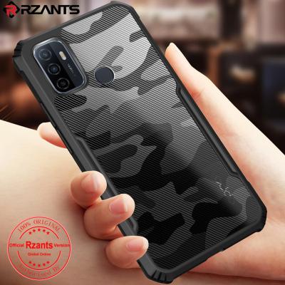 China TPU+PC+Glass Rzants For OPPO A53 Case [Camouflage Beetle] Crystal Clear Cover Double Slim Shockproof Hybrid Hard for sale