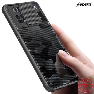 China Shockproof Rzants For Xiaomi Poco X4 Pro Shockproof Slim Phone Case Lens Protection Crystal Clear Cover [Camouflage Lens] for sale