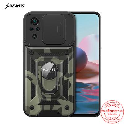 China Shockproof Rzants for Redmi Note 10 Pro Redmi Note 10 Camouflage 4G Ring Hard Case Push Max Shockproof Cover and Window [Jungle Tank] for sale