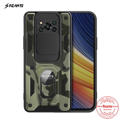 China Shockproof Rzants For Xiaomi Poco X3 Poco X3 Pro Camouflage Ring Hard Case Push Shockproof Cover And Window [Jungle Tank] for sale