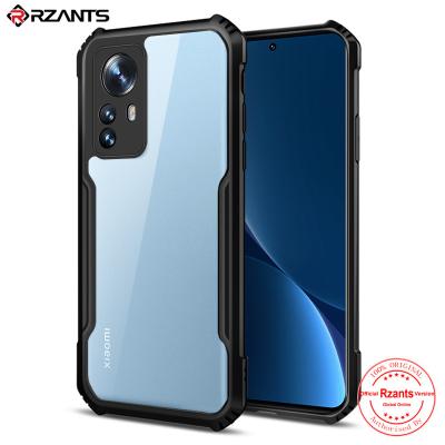 China Shockproof Rzants For Xiaomi 12 Pro Hard Phone Case [Beetle] Crystal Clear Cover Double Slim Shockproof Hybrid Casing for sale