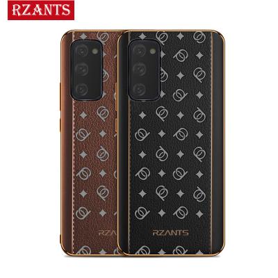 China Rzants For Samsung S20 FE Case [Stars Moon] Ultra Light Plating 3D Leather Business Cover Phone Casing For Samsung S20 FE for sale