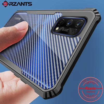 China TPU+PC+Glass Rzants For Realme Pro Phone Case 7/7 [Carbon Beetle] Crystal Clear Cover Double Casing Slim Shockproof Hybrid Hard for sale