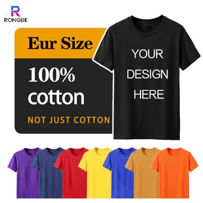 China Wholesale QUICK DRY 100% Cotton O-neck QUICK DRY T-shirt White Customize Logo T-shirt Custom T-shirt Printing Printing for sale