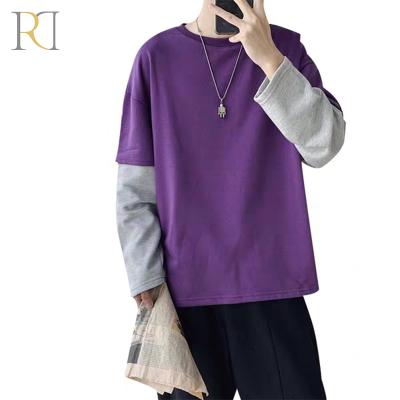 China Wholesale Super Anti Shrink September Promotion 95% Anti Shrink Cotton Striped Sweatshirt for sale