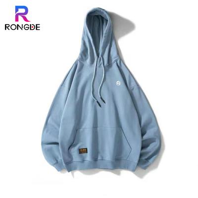 China Logo Color Block Hoodies Men Anti Shrink Embroidered Custom Made Anti Shrink for sale