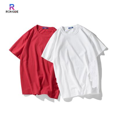 China Good Quality Wholesale OEM Anti-Shrink Cotton Elastane Anti-Shrink Off The Shoulder T-Shirt for sale