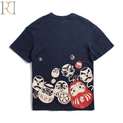 China Wholesale Custom Anti-shrink Men's Summer Style 100%cotton Streetwear T-shirts Anti-shrink for sale