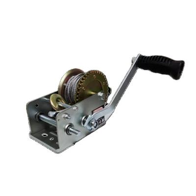 China Boat China Factory 2500LBS Manual Hand Winch With Two Speed ​​For Towing Boat for sale