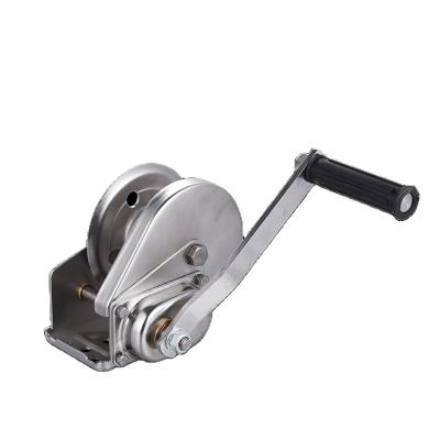 China Boat Winch Manufacturer Stainless Steel 304 Brake Hand Winch Automatic Boat Tow Winch for sale