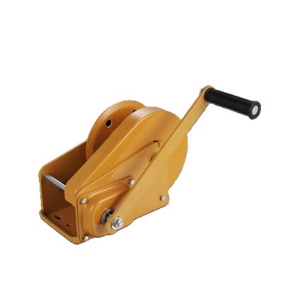 China Good quality portable BOAT 2600 hand winch with brake hand winch with friction brake self boat boat winch for sale