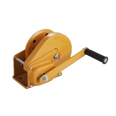 China Shili AUTO Tools PAT SL 1800lbs Brake Hand Winch Puller Rope Crank Tripod Winch Vertical Lifting Marine Winch for sale