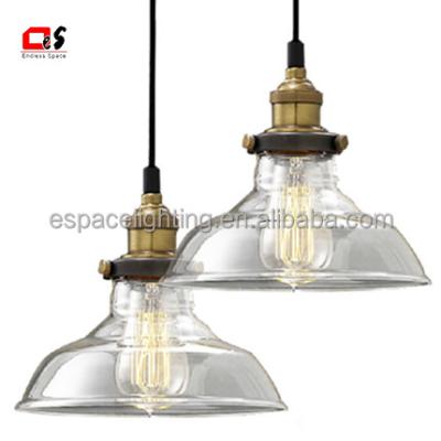 China Vintage Pendant Light Antique Style Glass Chandelier Lighting For Office / Kitchen for sale