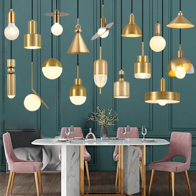 China Zhongshan Gold Mini Lights Luxury Brass Bronze Pendant Light Kitchen Small Pendant Lighting Factory for sale