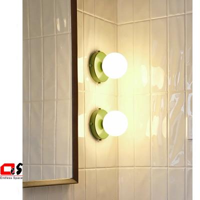 China Modern Lead Glass Walkway Wall Lamp Exterior Wall Lamp Corridor Hotel for sale