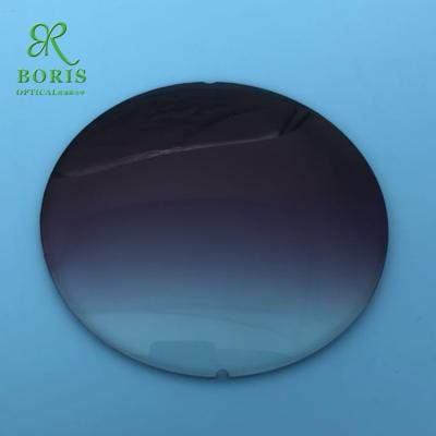 China Boris Resin Lens Sunglasses Non-polarized customized coating cr-39 purple gradient sunglasses lenses Te koop