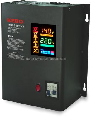 China SVC AVR 8000VA Wall Mounted Type Automatic AC Voltage Stabilizer for sale