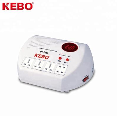 China SVC KEBO AVR 500VA AC Automatic Voltage Stabilizer Relay Type for sale