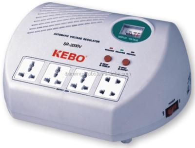 China SVC KEBO AVR 2000VA AC Automatic Voltage Stabilizer Relay Type for sale