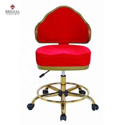 China 2021 Modern Design Adjustable Gas Lift Padded Seat Casino Chair With Five Way Base for sale