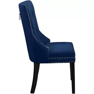 China Modern Modern Hotel Furniture Upholstered Velvet Fabric Dining Restaurant Lounge Side Chair for sale