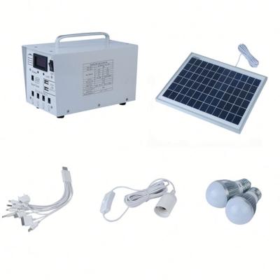 China Kadip 20w Mini Solar Panel Generator Home Portable Lighting System for sale