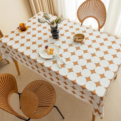 China Waterproof Nordic home oil proof non-washing coated tablecloth for tablecloth tea tablecloth table mat tablecloth for sale