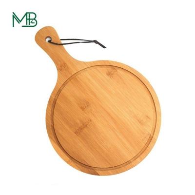 China 2023 Bamboo Pizza Cutting Board Customize Size and Sustainable Material for Large Pizzas for sale