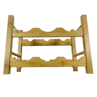 China Kitchen Bamboo Wine Glass Rack Cabinet Shelf Environmental Protection for sale