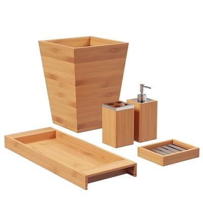 China Sustainable Bamboo Bathroom Organizer Storage Unit Custom for sale